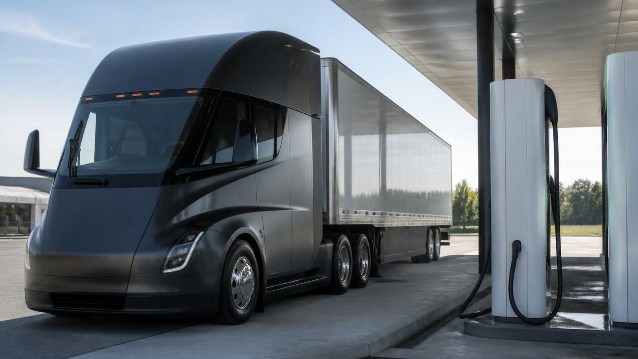 Tesla представила европейский грузовик Semi с з...