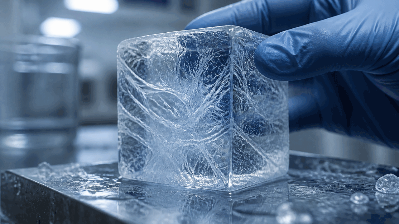 Ученые создали BioPykrete — лед с нанокристалла...
